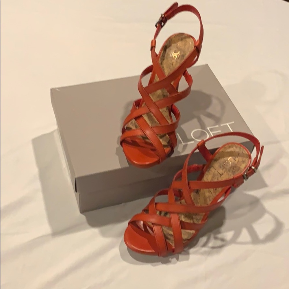 Loft Brandy Criss Cross Heels
